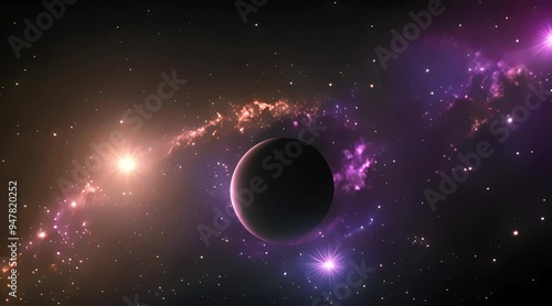 space universe scenery background, 4k video, generated ai