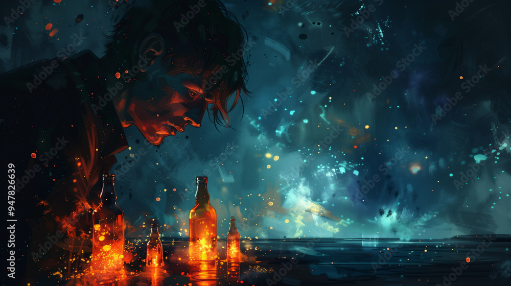 Alcoholism. Dipsomania. Addiction. Mental disorder. Depression. Treatment of alcohol addiction, suffers from problems with alcohol abuse. Bad habit. Alcoholism. Dipsomania. Addiction. Mental disorder. Depression. Treatment of alcohol addiction, suffers from problems with alcohol abuse. Bad habit.