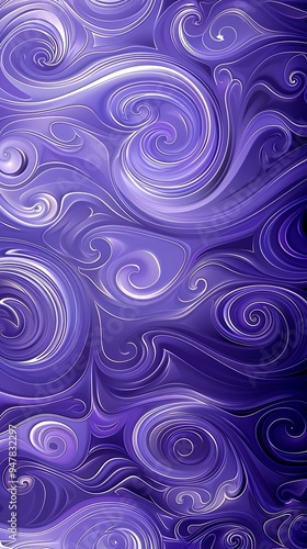 Lilac purple abstract pattern with swirling motifs and gentle transitions, offering a serene and soothing visual experience.