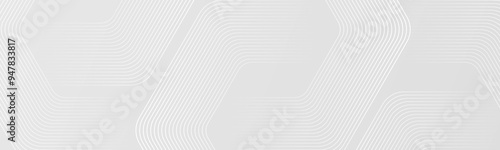 White abstract background. Line geometric design.