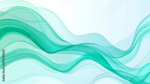 Blue green abstract wind background image