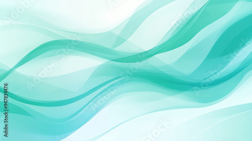 Blue green abstract wind background image