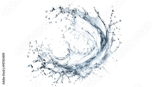 Water splash on Transparent background