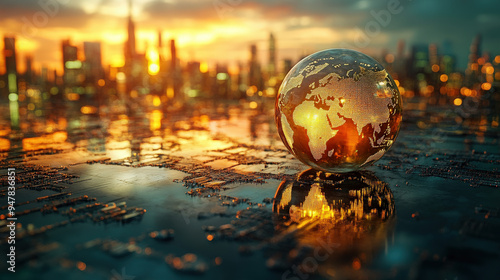 Oil price increase and global markets, visualizing the economic impact of fluctuating oil prices