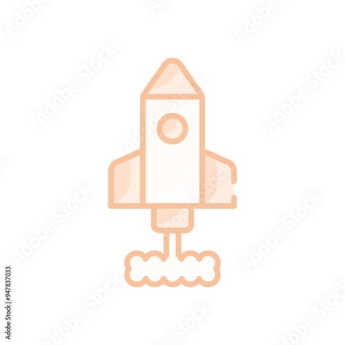 Rocket vector icon