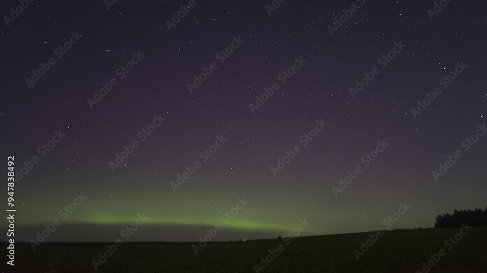 timelapse of the beautiful northern lights in the August night sky satellites and meteorites timelapse of the beautiful northern lights in the August night sky satellites and meteorites