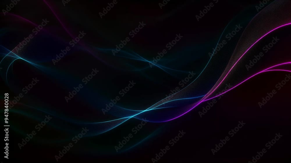 abstract loop animation with neon waves and nets, 3D futuristic wavy space template can be used for communication technology, internet neural network, data transfer stream encryption. seamless footage abstract loop animation with neon waves and nets, 3D futuristic wavy space template can be used for communication technology, internet neural network, data transfer stream encryption. seamless footage