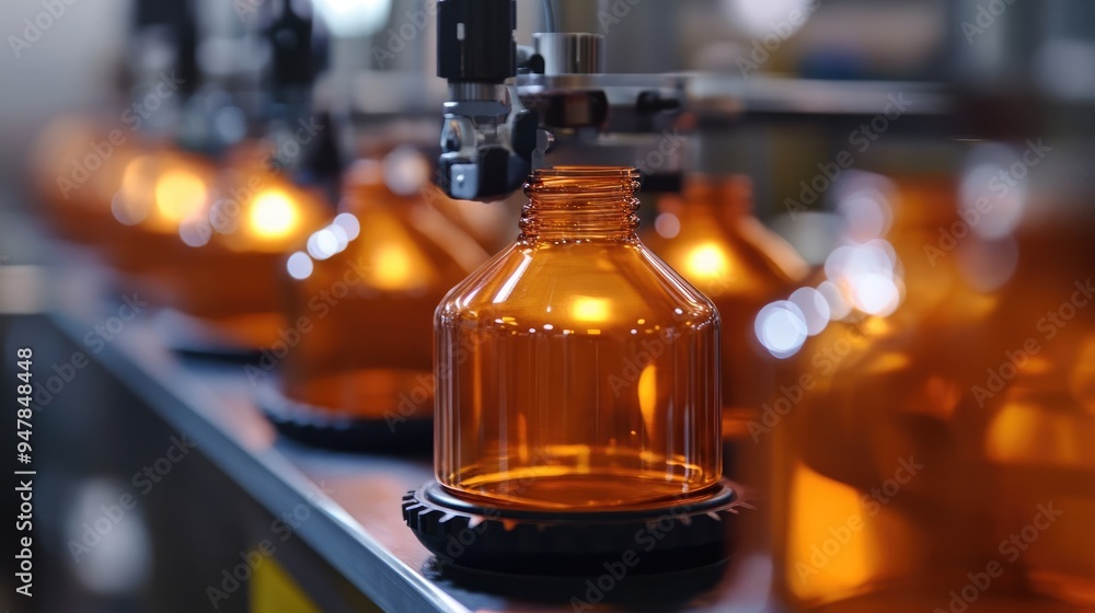 Modern Bottling Plant with Fully Automated Production Line Modern Bottling Plant with Fully Automated Production Line
