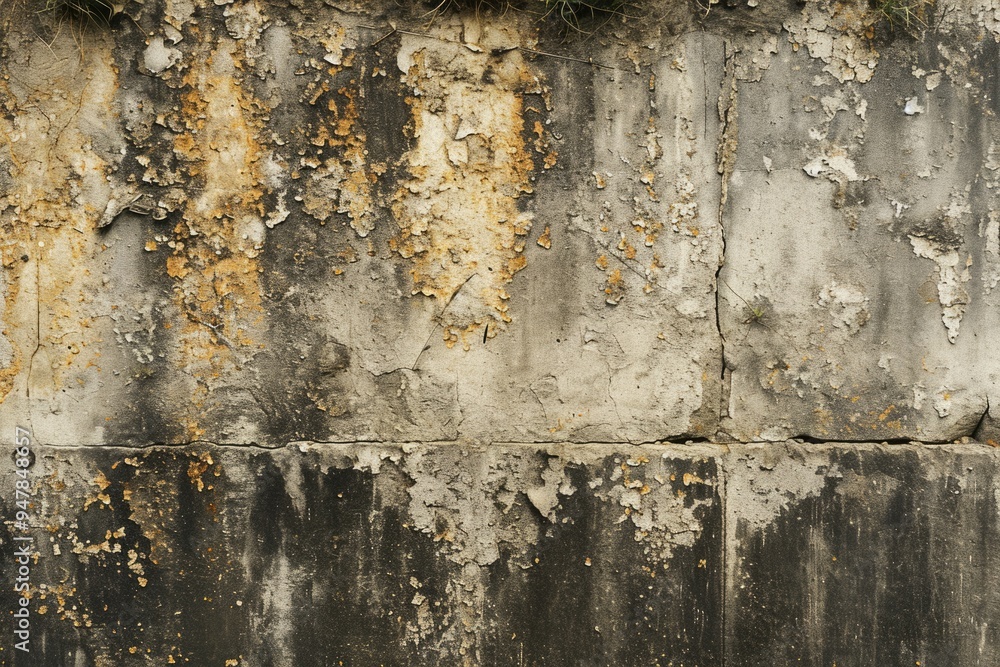 Obraz premium Weathered Concrete Wall Texture Background for Design and Architecture Concept