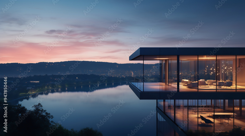 Sunset Serenity in Urban Splendor Sunset Serenity in Urban Splendor