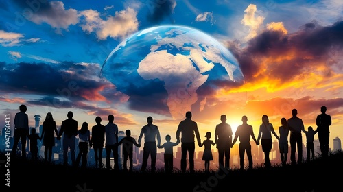 A Background Image Portraying Professional Networking Group of People Who Care About the Earth and Other People, Who Want to Make a Difference