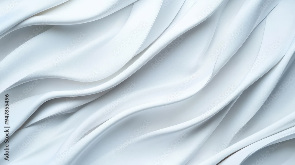 Soft White Wavy Background, Ideal for Subtle and Elegant Minimalist Copyspace Visuals Soft White Wavy Background, Ideal for Subtle and Elegant Minimalist Copyspace Visuals
