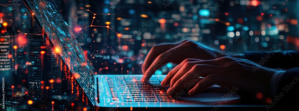 IT professional managing virtual machines in data facility server racks big data storage digital technology database administration telecommunication concept IT professional managing virtual machines in data facility server racks big data storage digital technology database administration telecommunication concept
