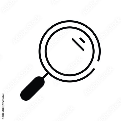 Magnifying Glass vector icon