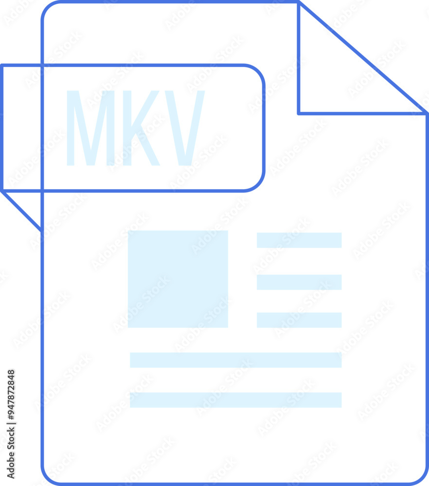 MKV ip icon sharp corners lines and rectangle with symbol MKV ip icon sharp corners lines and rectangle with symbol
