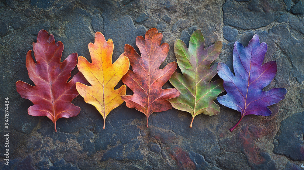 Autumn leaves background.
