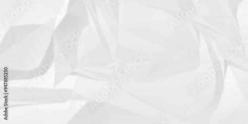 White crumpled paper texture . White wrinkled paper texture. White paper texture . White crumpled and top view textures can be used for background of text or any contents .