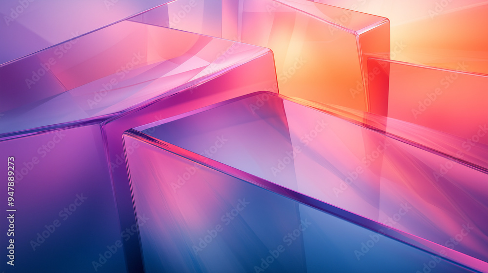 colorful abstract composition of glass surface colorful abstract composition of glass surface