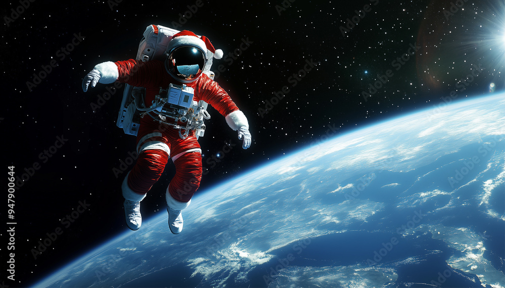 Santa Clause Astronaut Flying in Space, Cosmos. Santa Clause Astronaut Flying in Space, Cosmos. African American People Celebrating Winter Holidays. Luxury Happy New Year Celebration Background. Santa Clause Astronaut Flying in Space, Cosmos. Santa Clause Astronaut Flying in Space, Cosmos. African American People Celebrating Winter Holidays. Luxury Happy New Year Celebration Background.