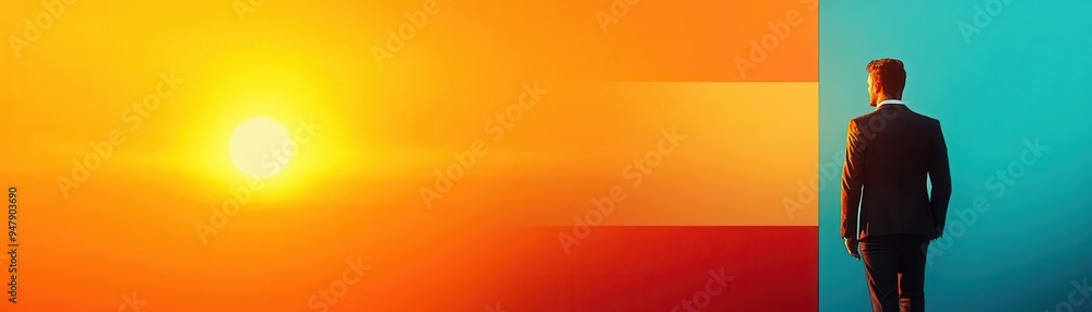 Business leader practicing with a sophisticated presentation design, elegant visuals, meticulous rehearsal Business leader practicing with a sophisticated presentation design, elegant visuals, meticulous rehearsal