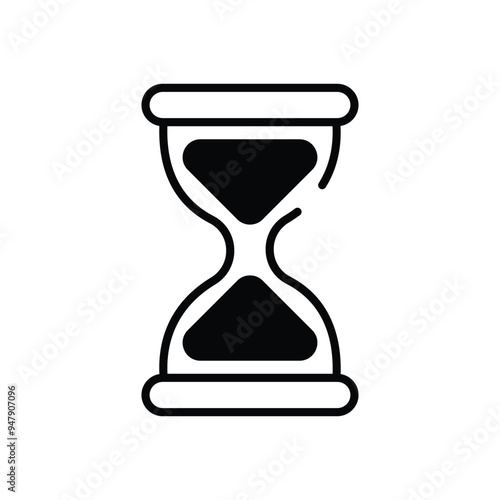 Hourglass vector icon