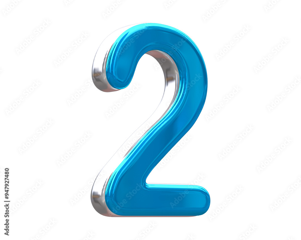 3d metallic number 2 3d metallic number 2