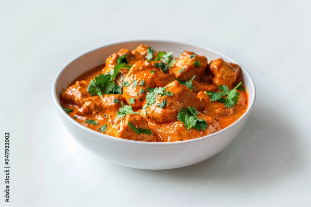 Delicious spicy chicken curry bowl Delicious spicy chicken curry bowl