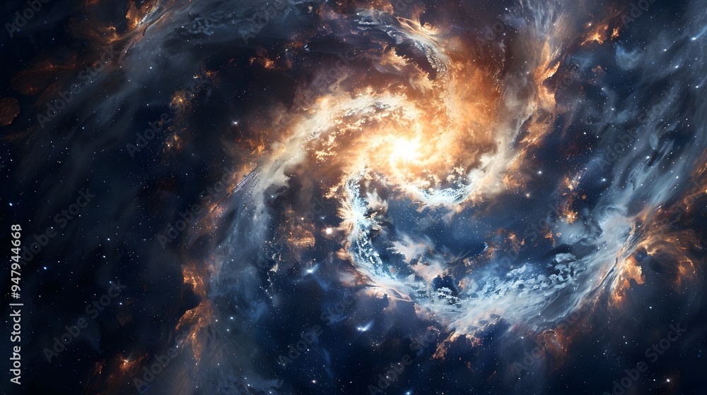 Galaxy of Jet Stream, high resolution DSLR Galaxy of Jet Stream, high resolution DSLR