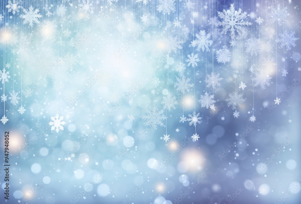 Winter snowflakes festive background Winter snowflakes festive background