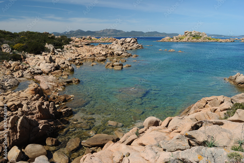 Veduta della costa di Olbia, tra Poltu Abe e Capo Ceraso Veduta della costa di Olbia, tra Poltu Abe e Capo Ceraso