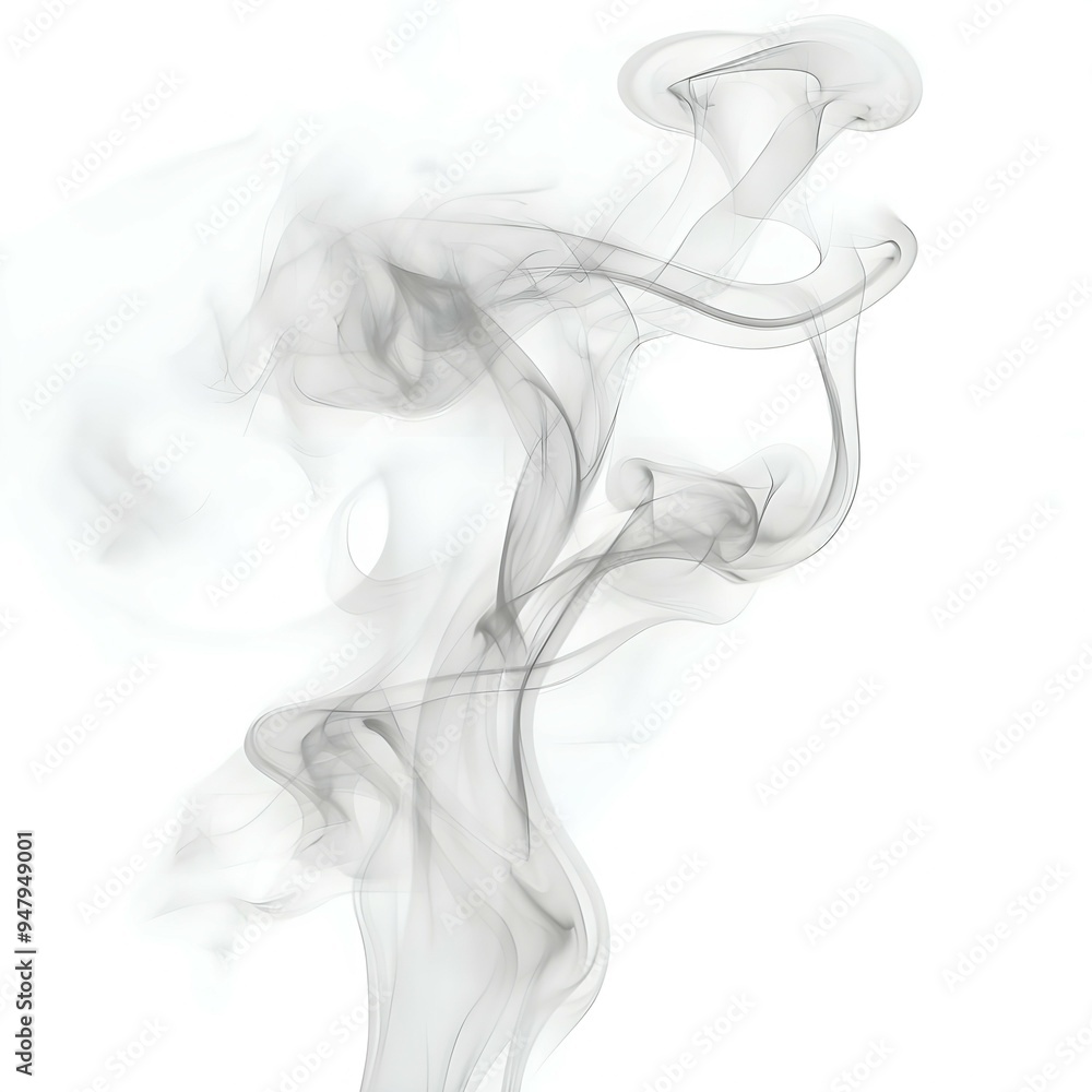 Black & white soft smoke with an abstract background: Copy space, Generative AI Black & white soft smoke with an abstract background: Copy space, Generative AI