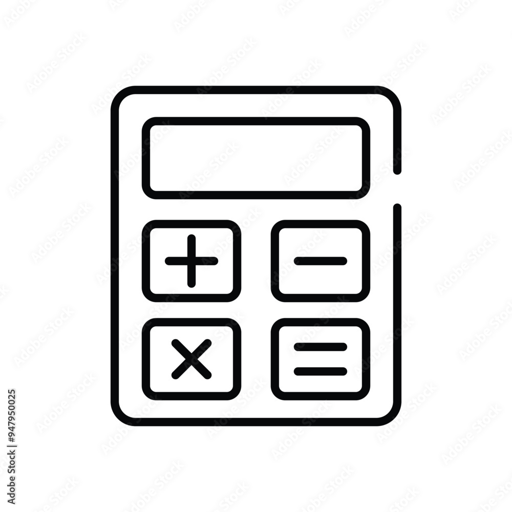 Calculator  vector icon