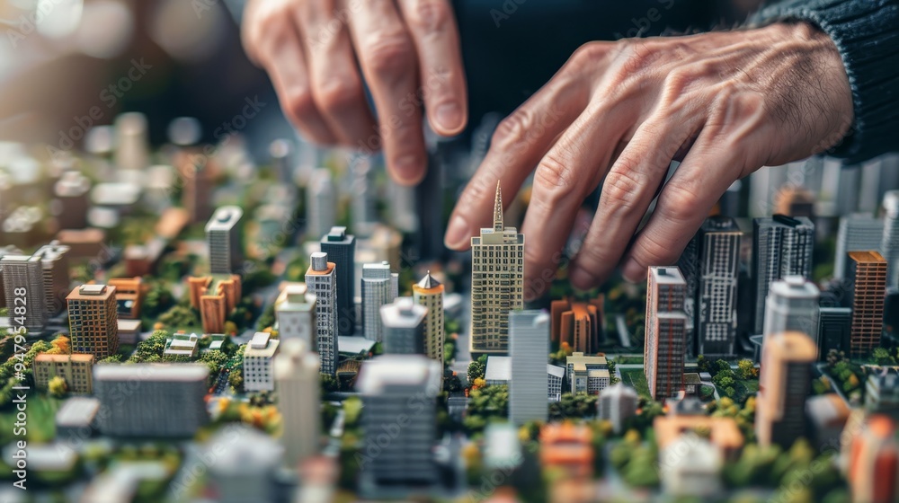 Urban Evolution Dynamic Hands Transforming Cityscape With Modular Architecture and Housing Flexibility Urban Evolution Dynamic Hands Transforming Cityscape With Modular Architecture and Housing Flexibility