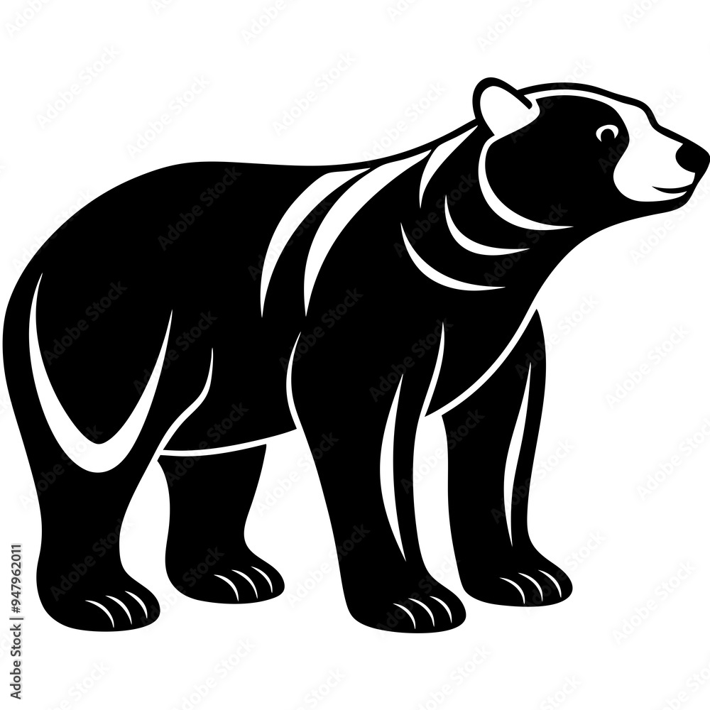 Bear Silhouette Black Vector Bear Silhouette Black Vector