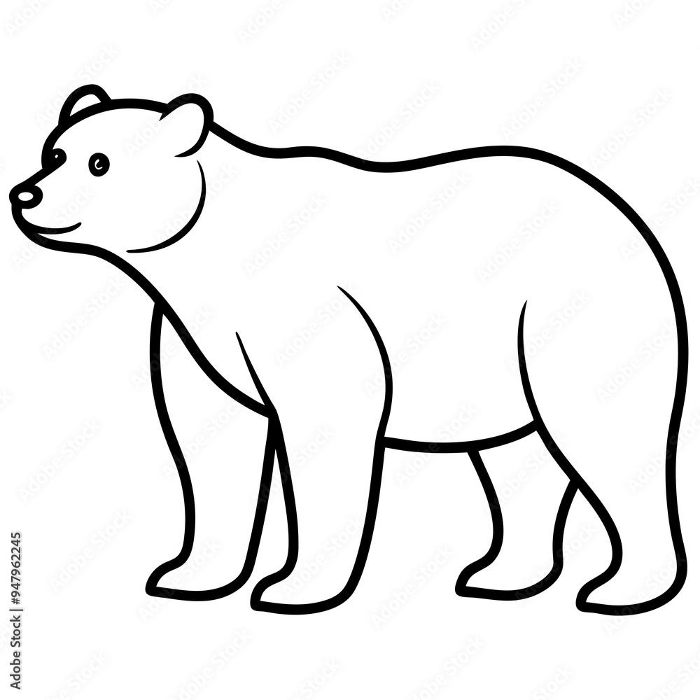 Bear Silhouette Black Vector Bear Silhouette Black Vector