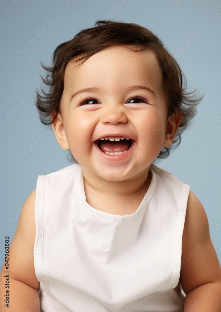 Laughing baby happiness innocence. Laughing baby happiness innocence.