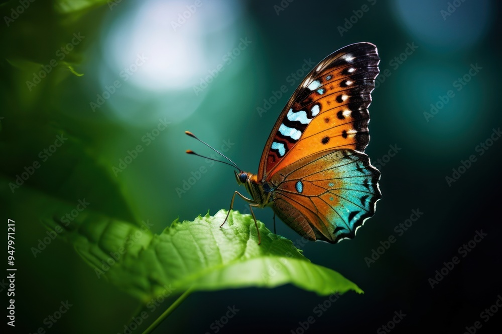 Obraz premium Butterfly leaf animal insect.