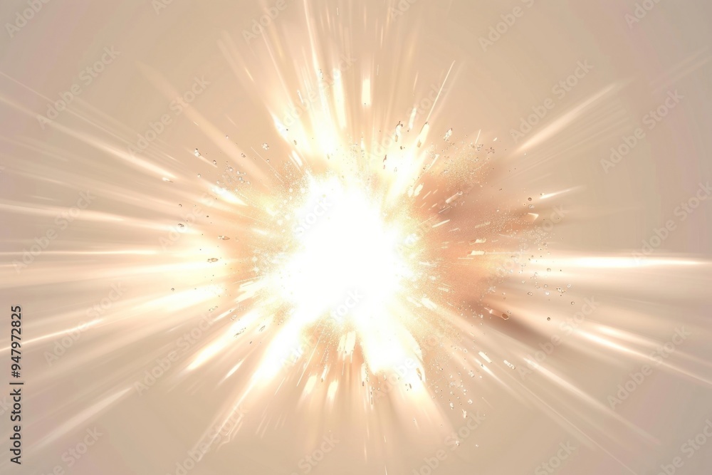 Radiant explosion light burst background Radiant explosion light burst background