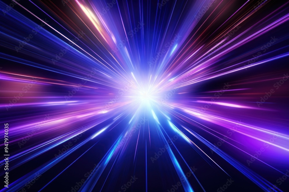 Vibrant cosmic light speed burst Vibrant cosmic light speed burst