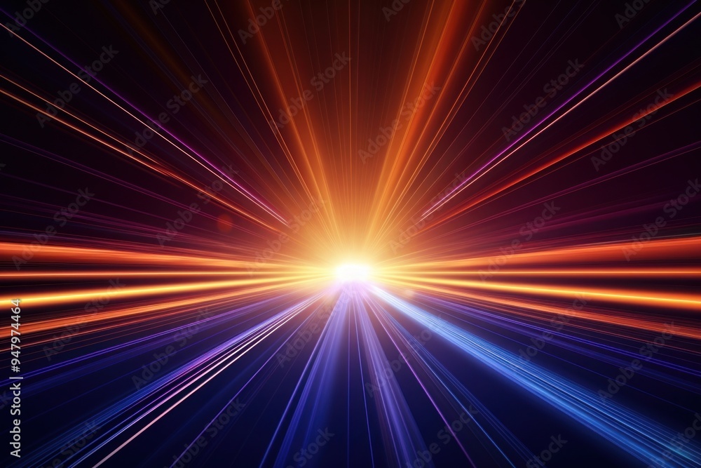Dynamic futuristic light burst Dynamic futuristic light burst