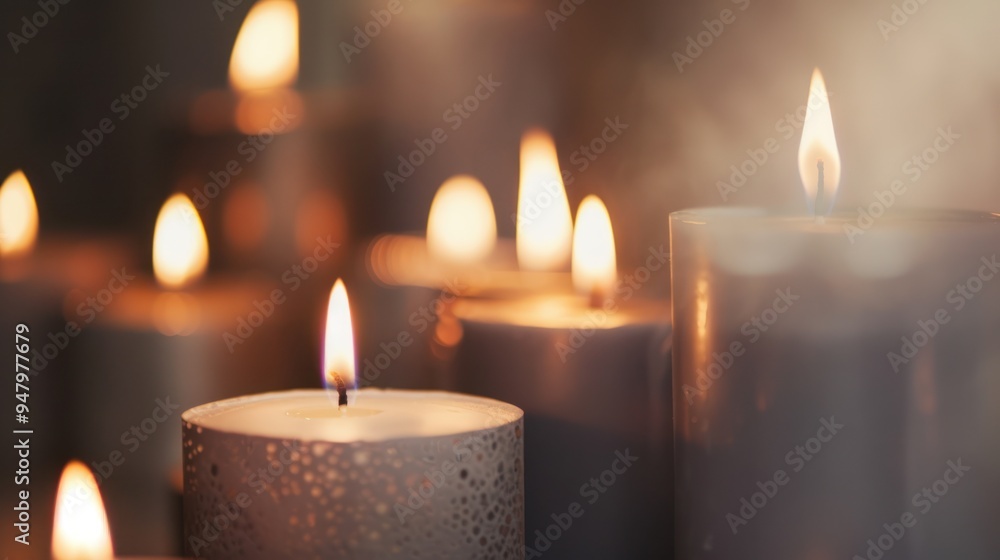 Candles Glow in Soft Light Candles Glow in Soft Light