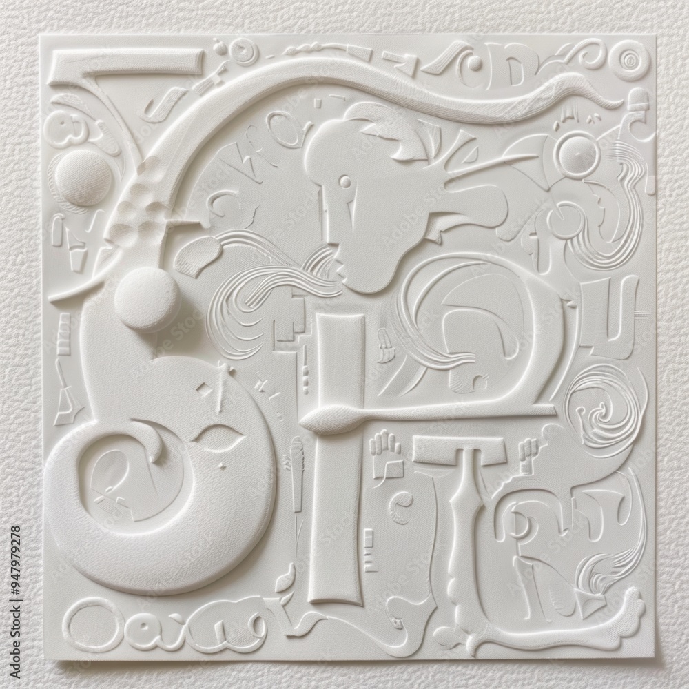 embossed on paper, numbers and letters embossed on paper, numbers and letters
