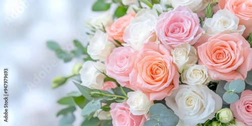 Beautiful Rose Bouquet in Pastel Shades for Every Occasion