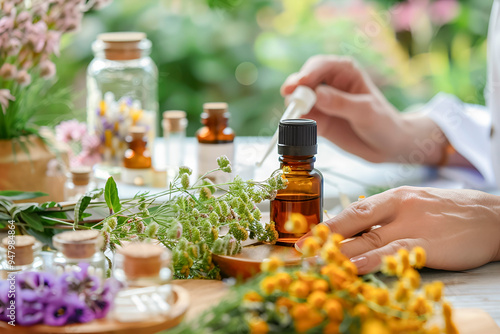 Patient consults a homeopath, homeopathy