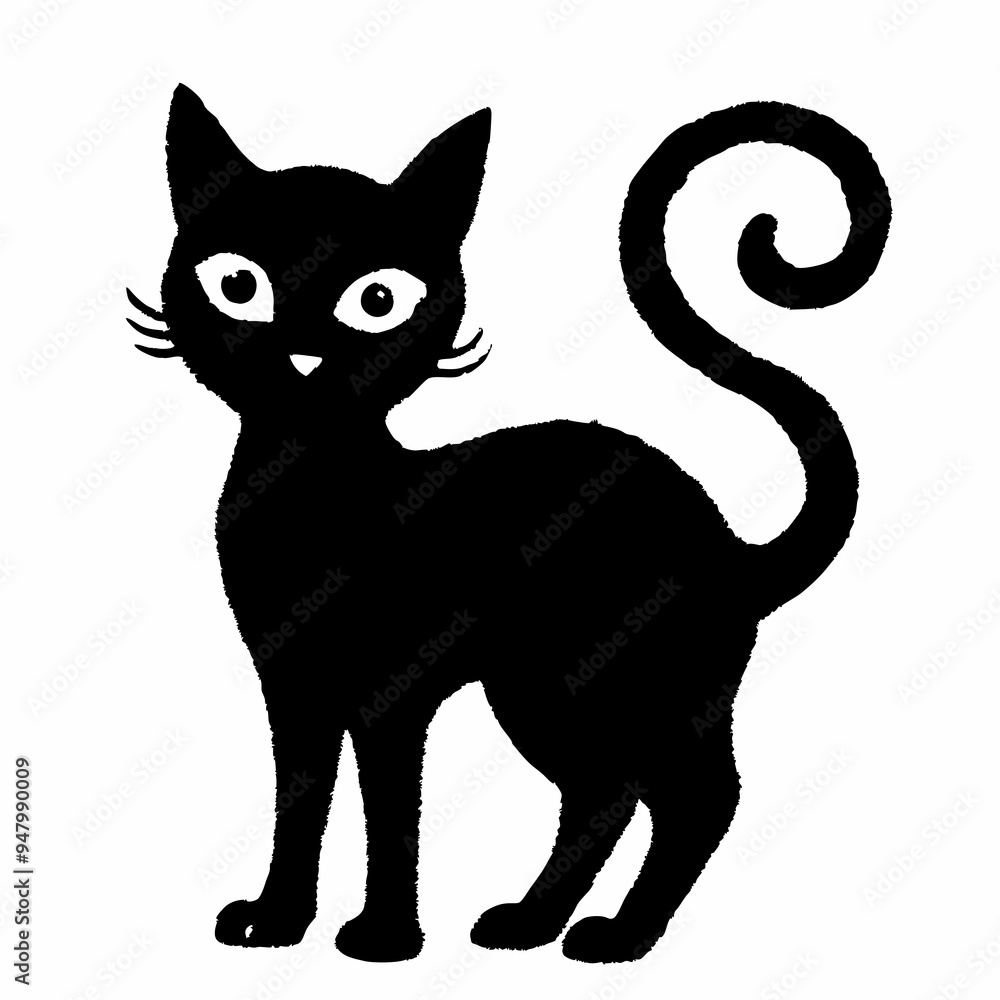 halloween cat vector silhouette halloween cat vector silhouette