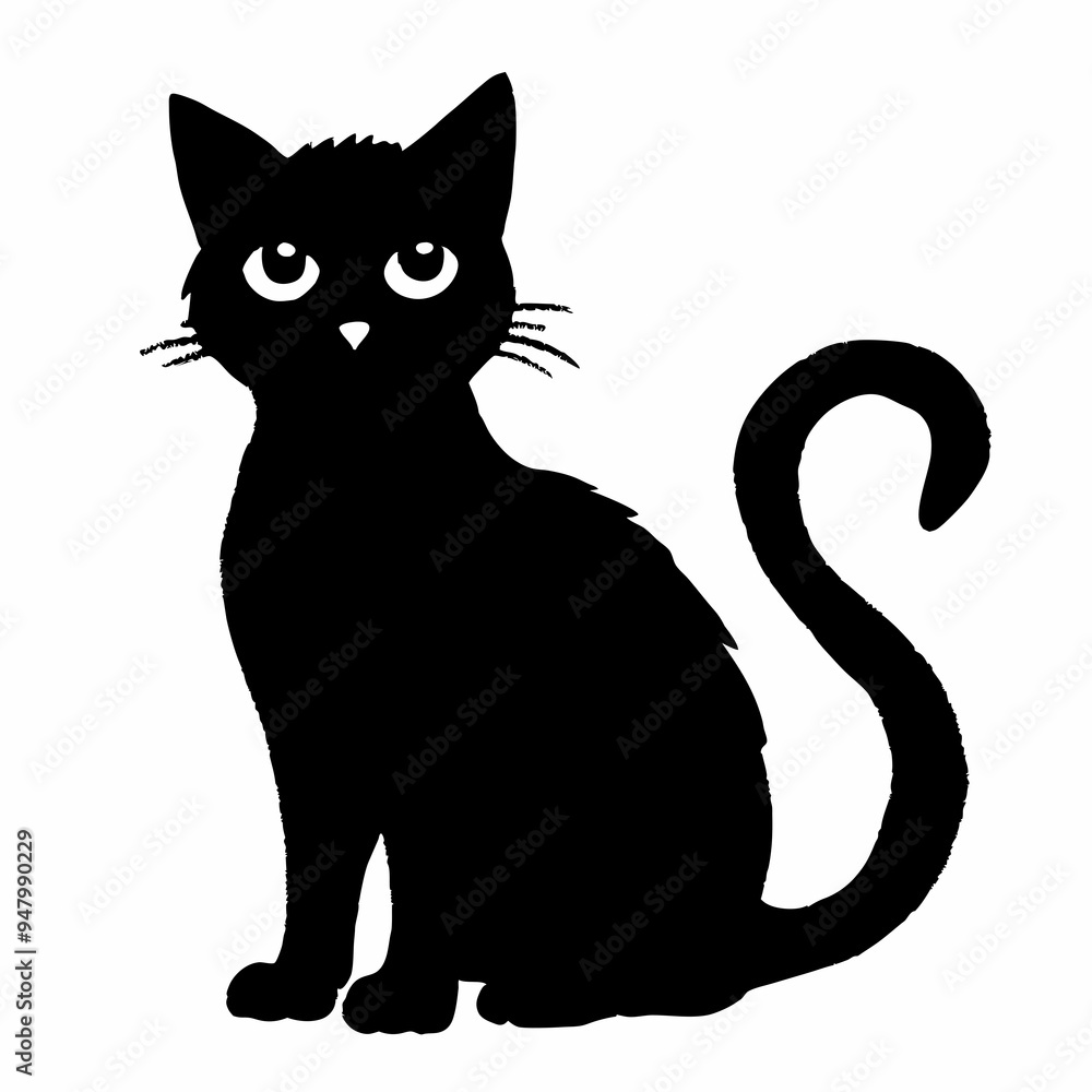 halloween cat vector silhouette halloween cat vector silhouette