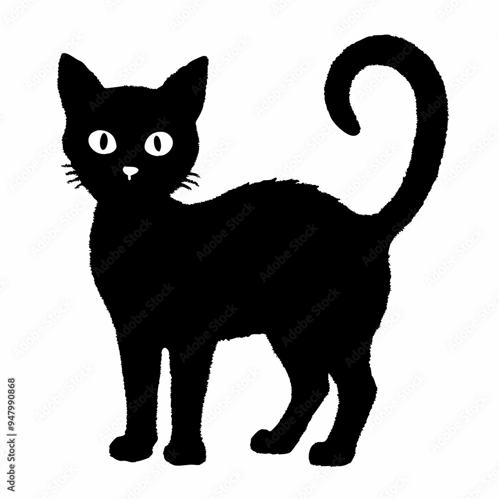 halloween cat vector silhouette halloween cat vector silhouette