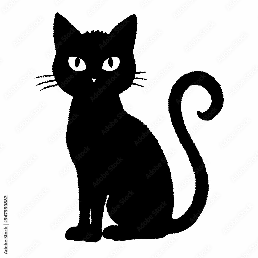 halloween cat vector silhouette halloween cat vector silhouette