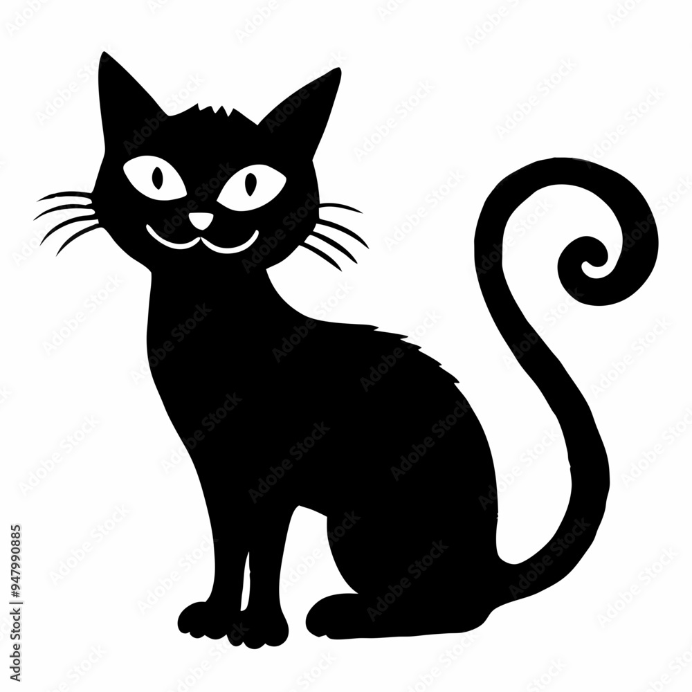 halloween cat vector silhouette halloween cat vector silhouette