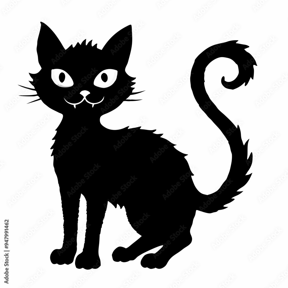 halloween cat vector silhouette halloween cat vector silhouette